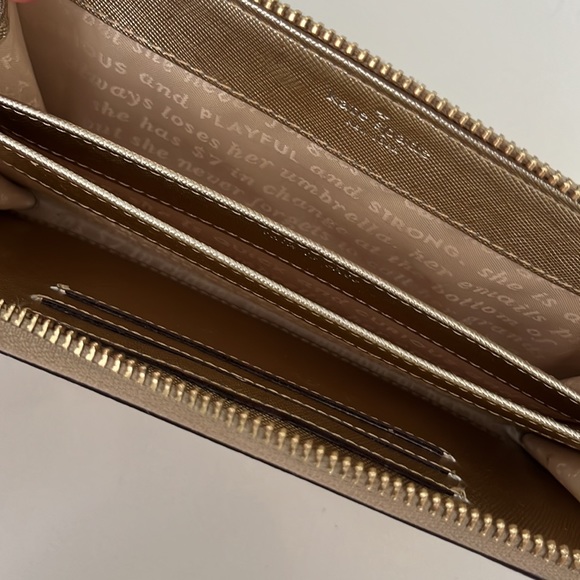 Kate Spade gold wristlet - Picture 5 of 5